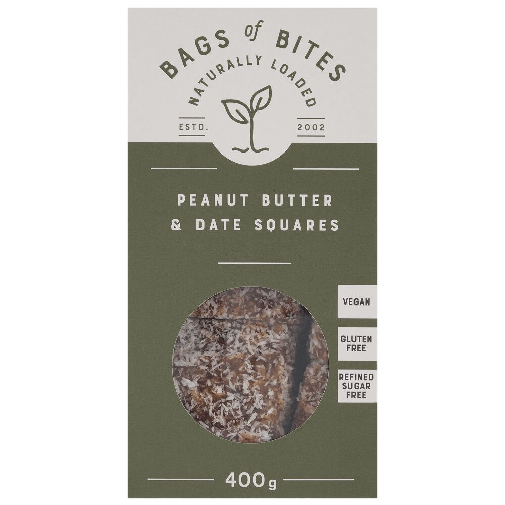 Bags of Bites Peanut Butter and Date Squares