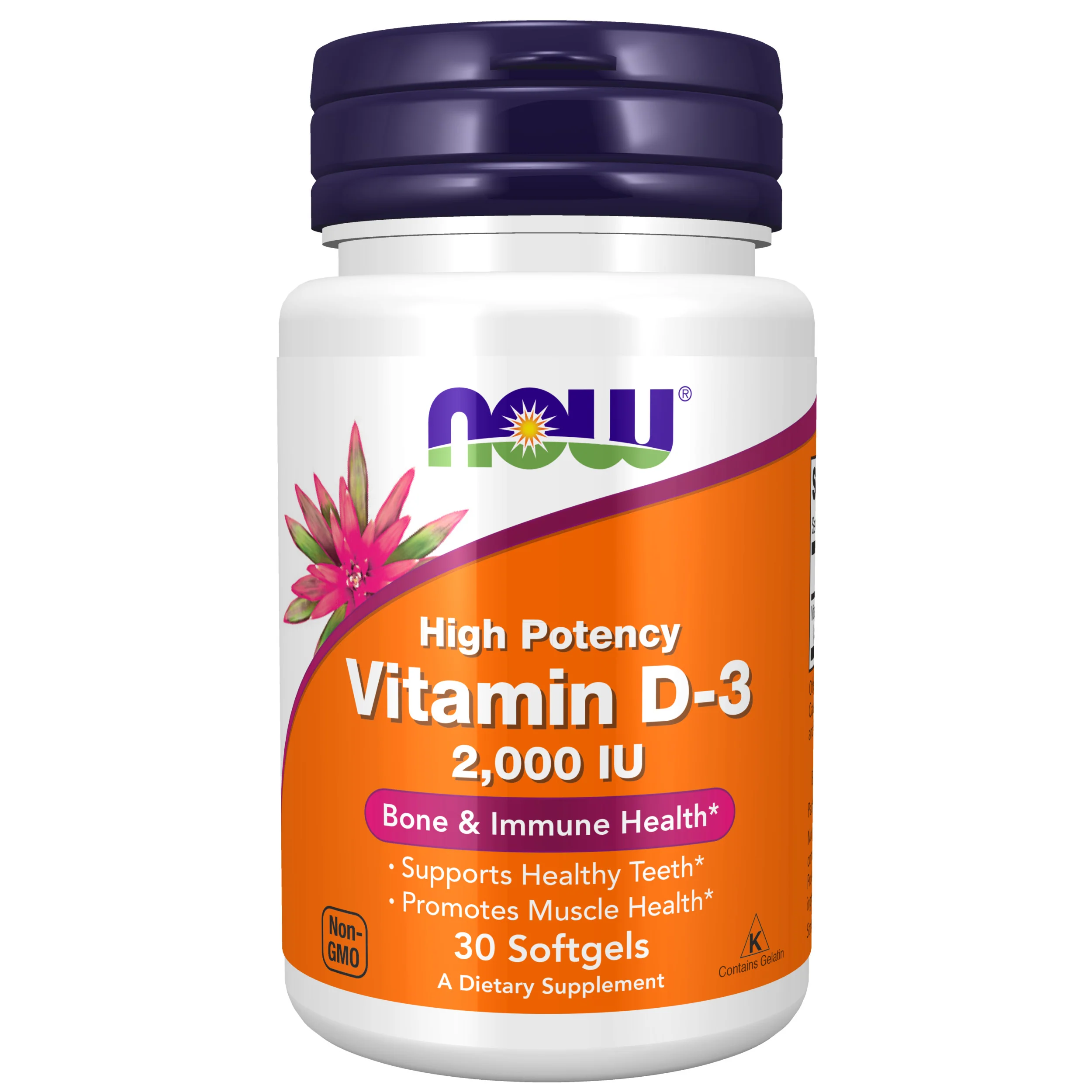 NOW Foods Vitamin D-3 2000 IU