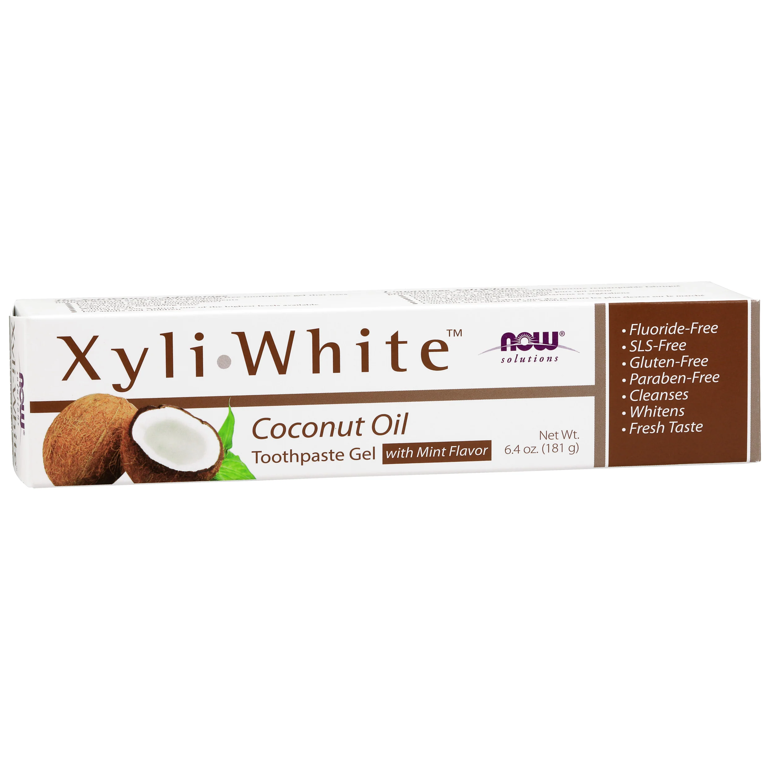 NOW Solutions XyliWhite Coconut Oil Toothpaste Gel