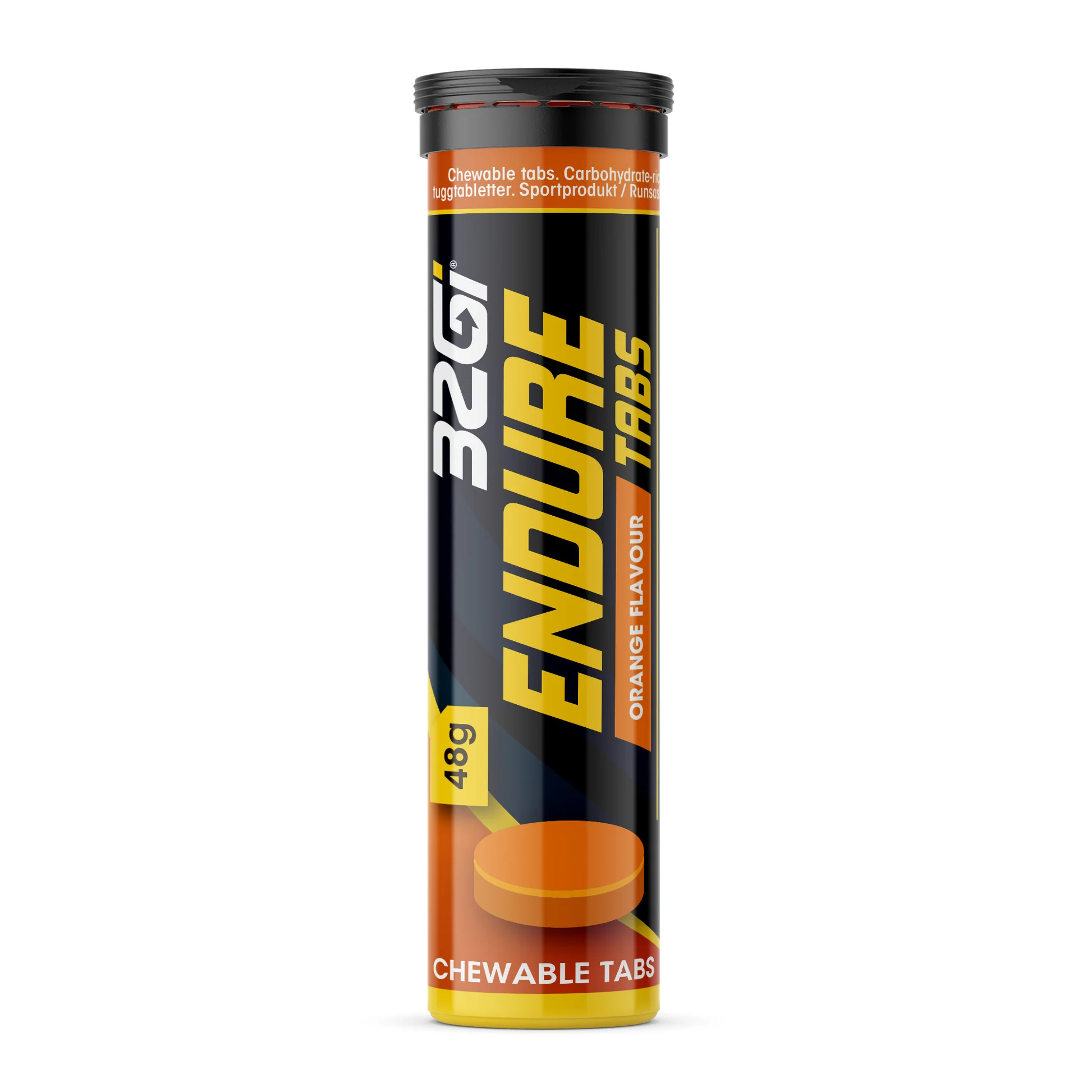 32Gi Endure Chewable Energy Tabs - Orange