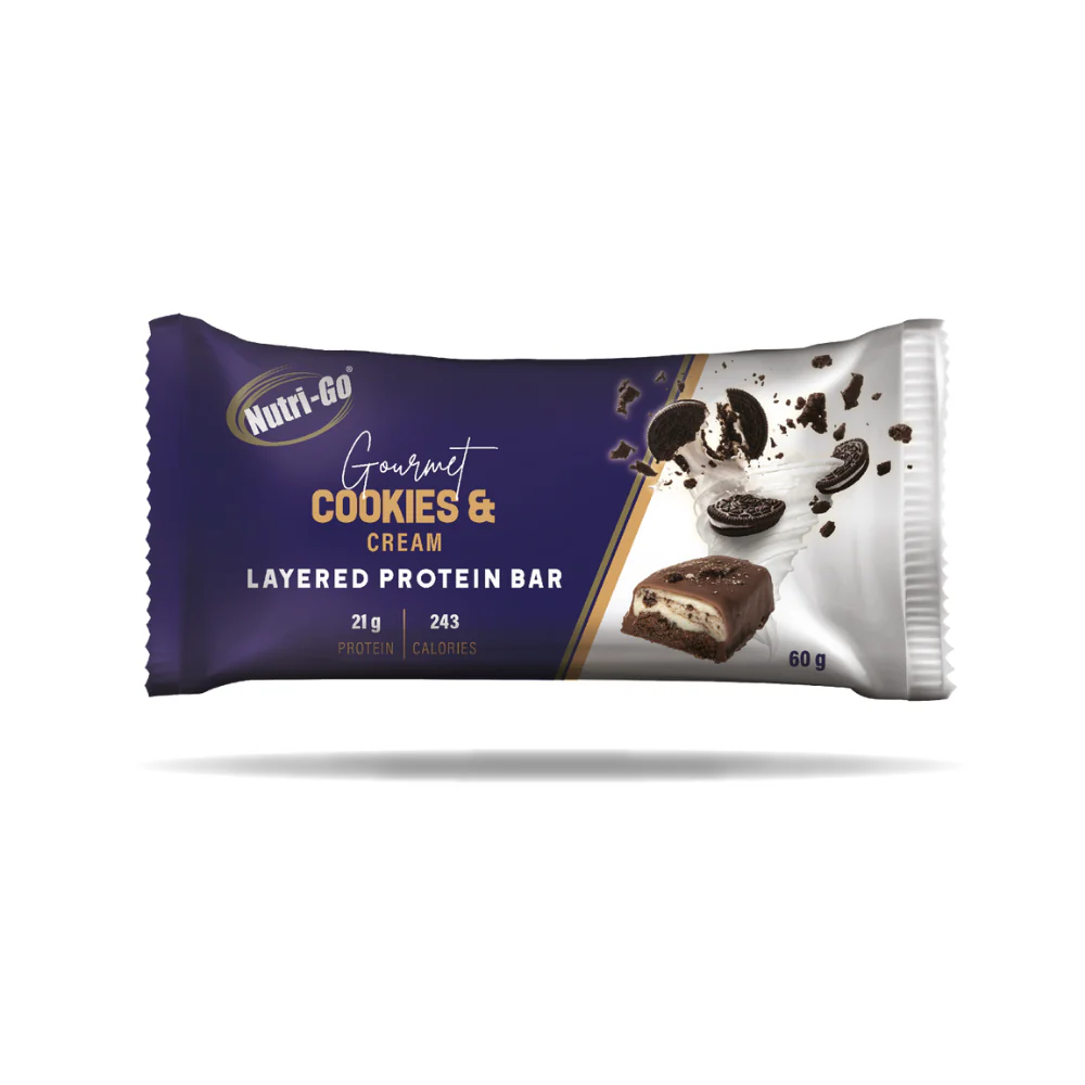 Nutri-Go Cookies and Cream Protein Bar